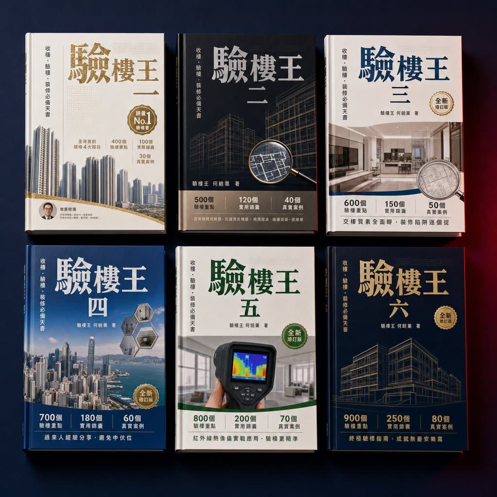 詹Sir 驗樓王系列 6 冊封面